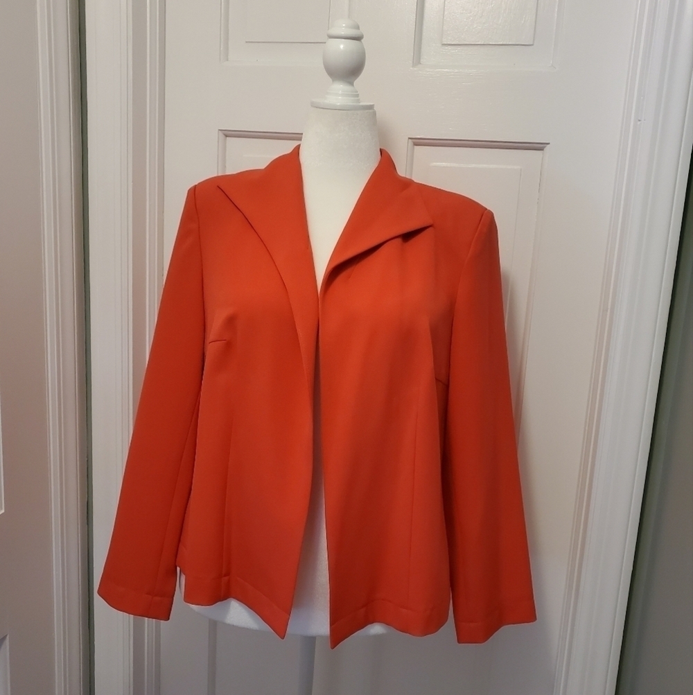 Harve Benard by Benard Holtzman  Open Front Blazer Size 14, Colorful
